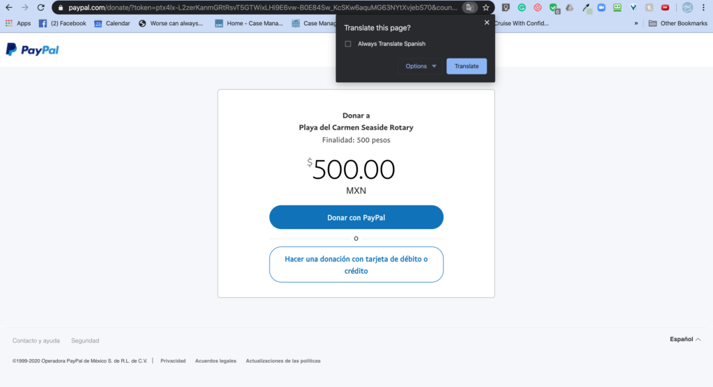Paypal-Translate-Chrome-Spanish-to-English