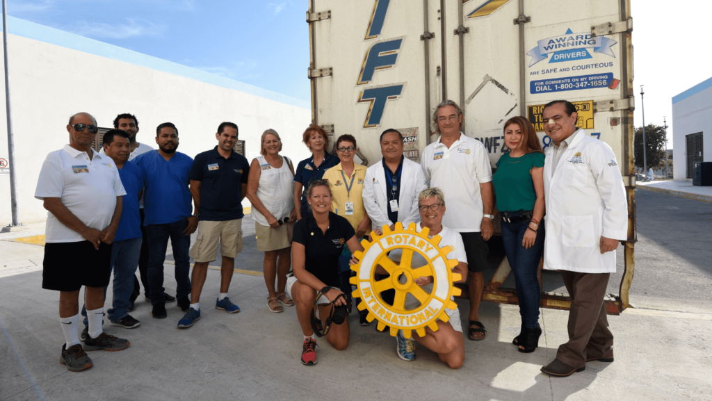 Seaside Rotary's Big 6 Delivery in Cancun