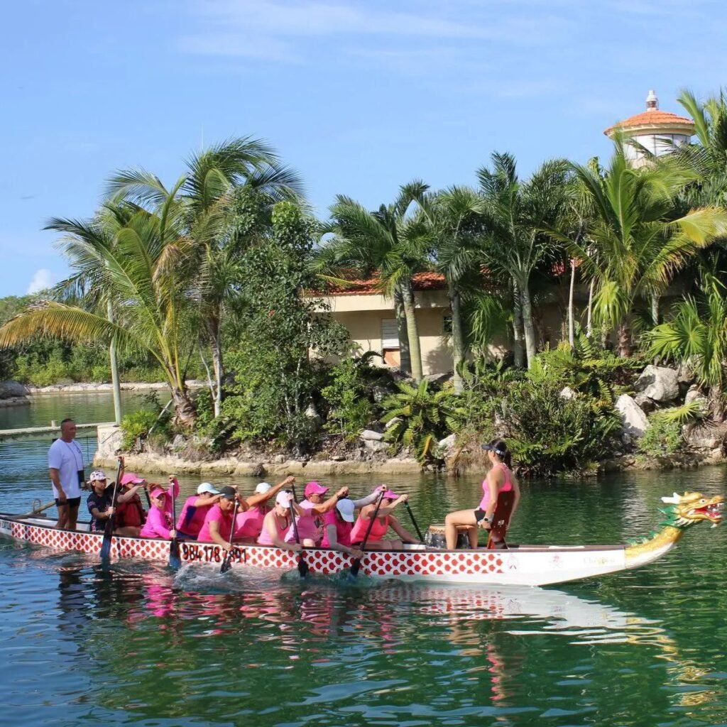 Rosa Mexicana Dragon Boat Puerto Aventuras