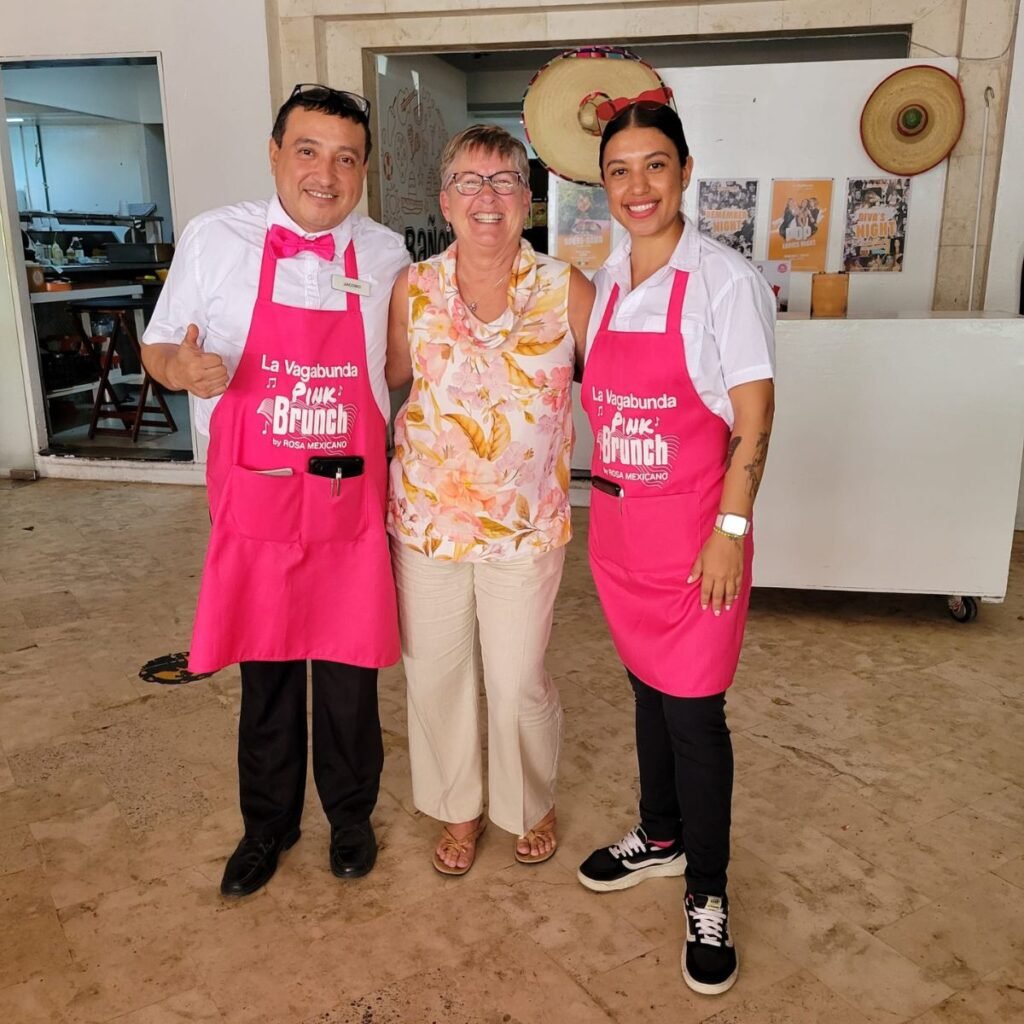 Seaside Rotarians Attend Pink Brunch for Breast Cancer